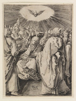 KG 00600
<br/>
Vurige tongen
<br/>
<em>Dürer, Albrecht (1471-1528) - copie naar</em>